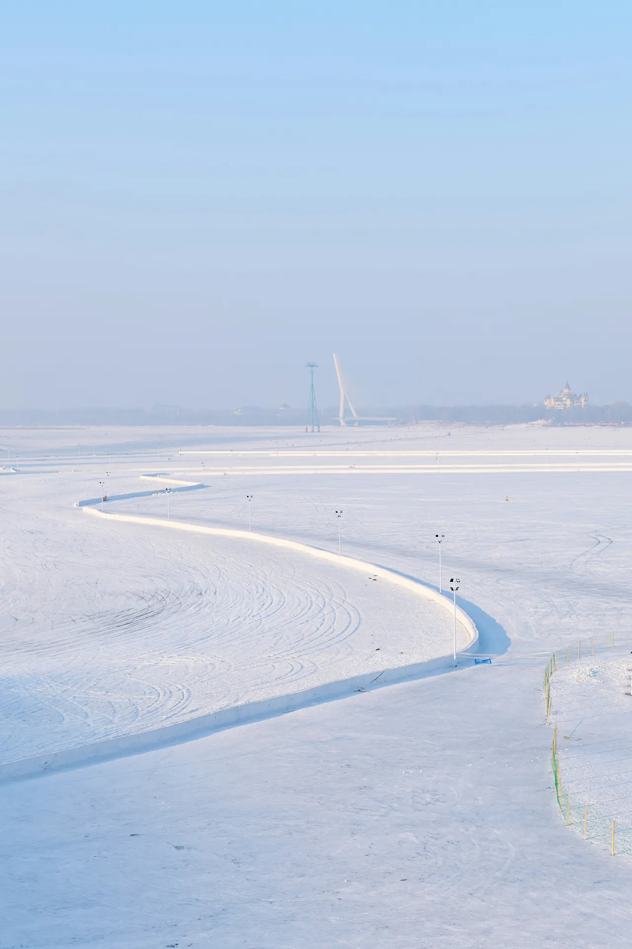 Winter landscape in Harbin. Destination setting; specific visits and arrangements depend on the selected programme.