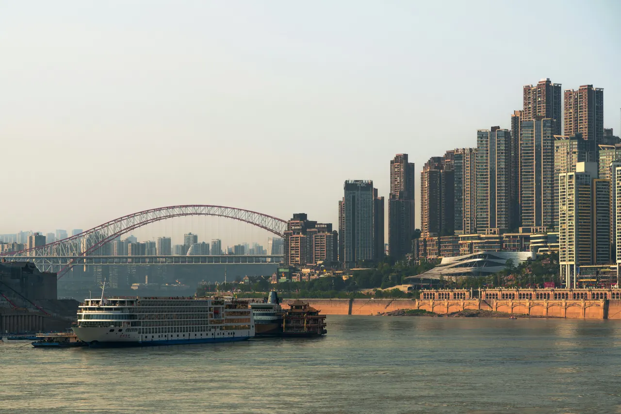 Chongqing river and city skyline. Destination setting; specific visits and arrangements depend on the selected programme.