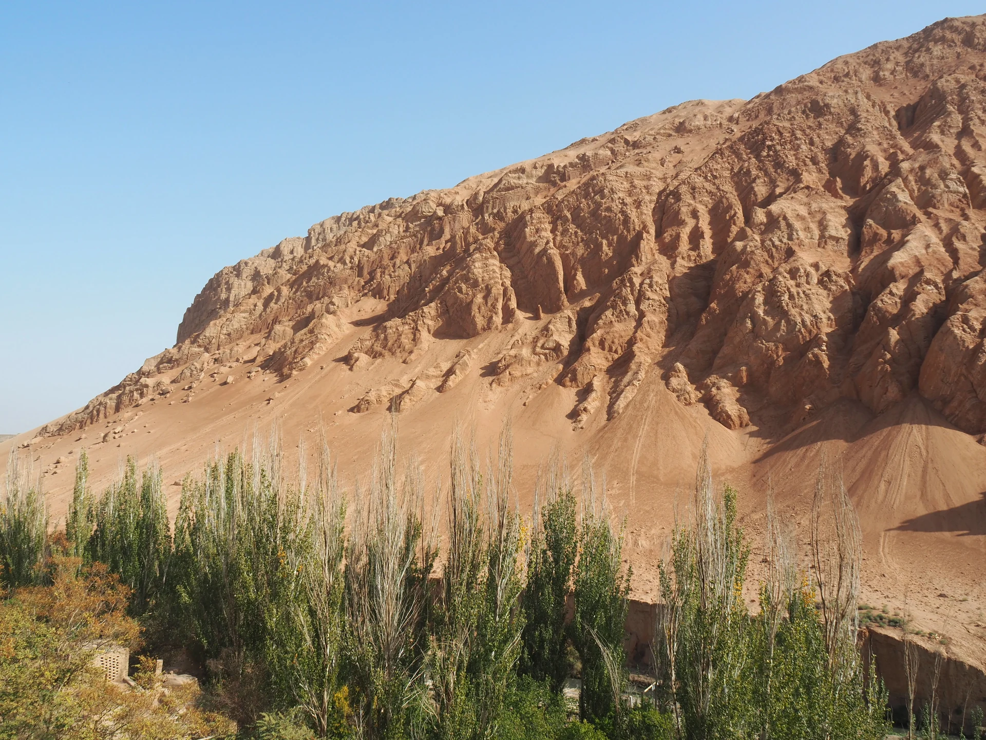 Flaming Mountains, Turpan — autumn view